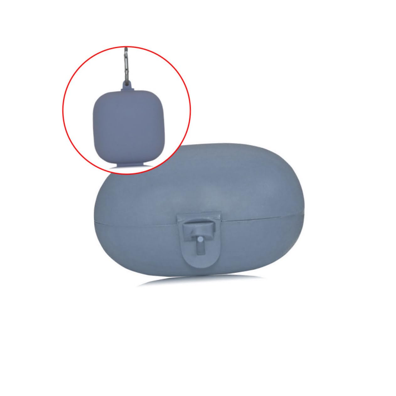 DOITOOL 3piezas Funda Protectora De Auriculares De Metal Hebilla y Silicona para Pro Headset Estuche De Almacenamiento Portátil