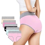Speziell für Frauen konzipiert: Unterhosen Damen besteht aus 95% Baumwolle und 5% Elasthan und garantiert Komfort und Haltbarkeit