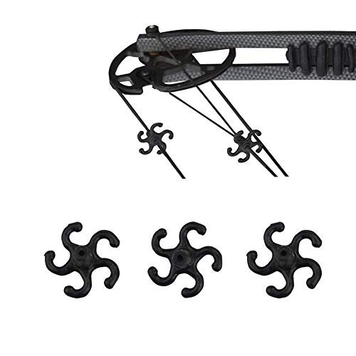 SHARROW 8pcs Archery Bow String Silencer Stabilizer Rubber Compound Bow String Stabilizer Vibration Damper Shock Absorber