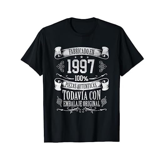 25 Años Cumpleaños Hombre Nacido En 1997 Regalo de 25 Años Camiseta