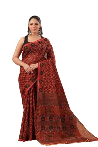 Image of TAMAIRA FASHION Mulmul Pure Cotton Saree For Woman |Office Wear Daily Wear Daily Wear Sarees For Women Without Blouse Piece(Available in 12 Colours)