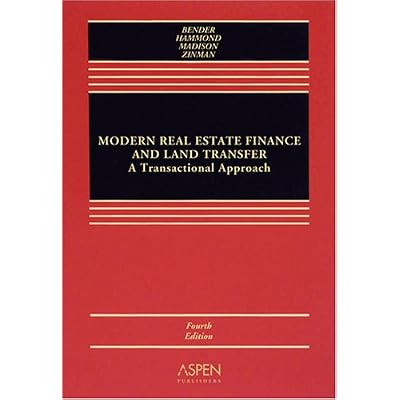 Modern Real Estate Finance and Land Transfer