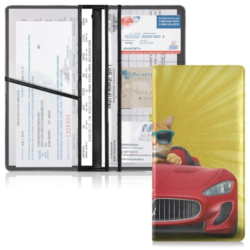 Organizador para Auto cuero Slim miniatura 6
