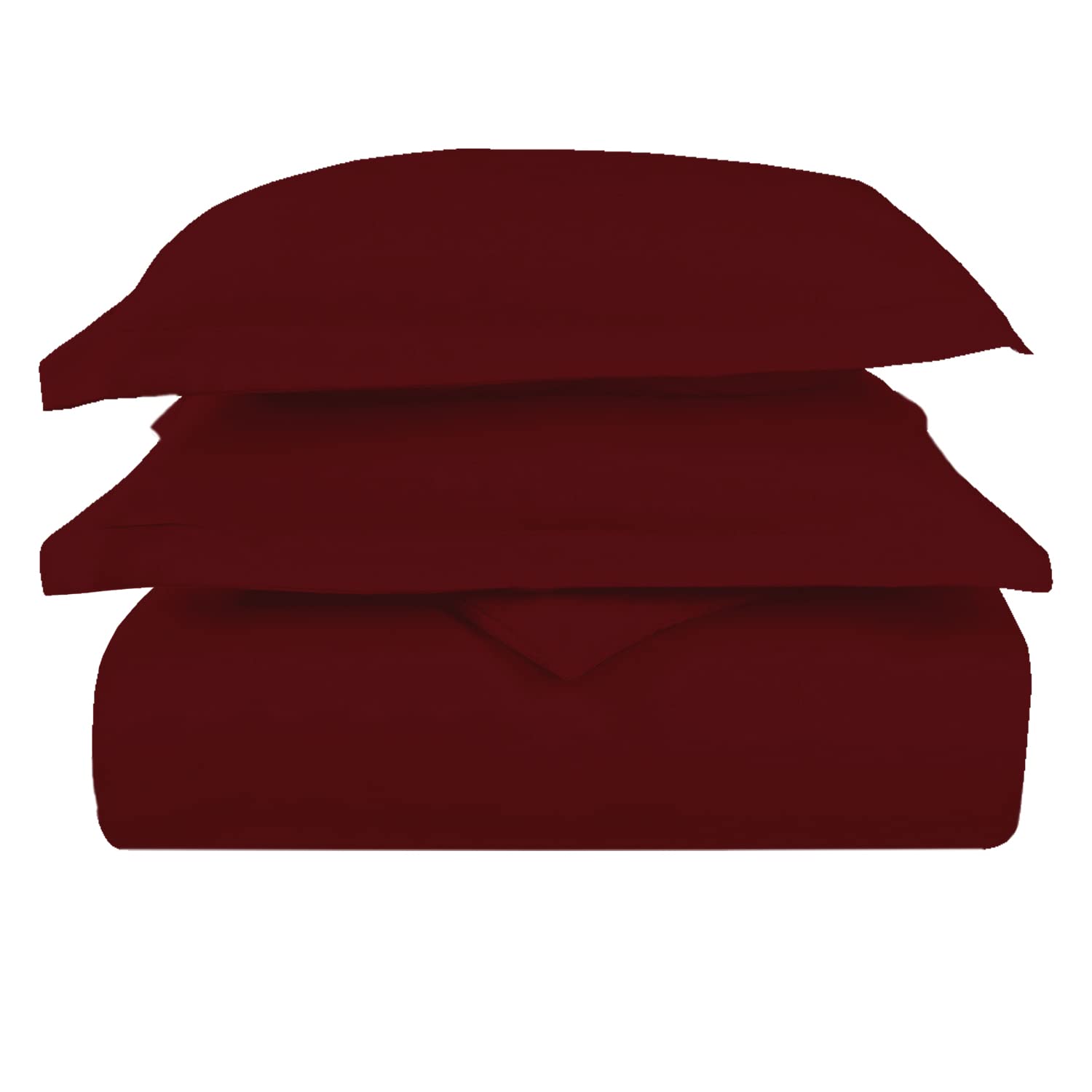 Pizuna Rio Red Luxurious Cotton Duvet Covers King Size 1000 Thread Count 100% Long Staple Cotton King Duvet Cover 230X220cm, Sateen Quilt Cover With Button Closure (Kingsize Duvet Cover Sets)