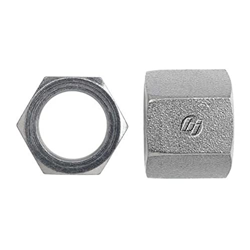 Image of Brennan Industries 0318-20 Steel JIC Tube Nut, 1-1 /4 inch Tube OD, 1-5 /8 inch-12 Thread, 1.230 inch Length, 2.000 inch Hex