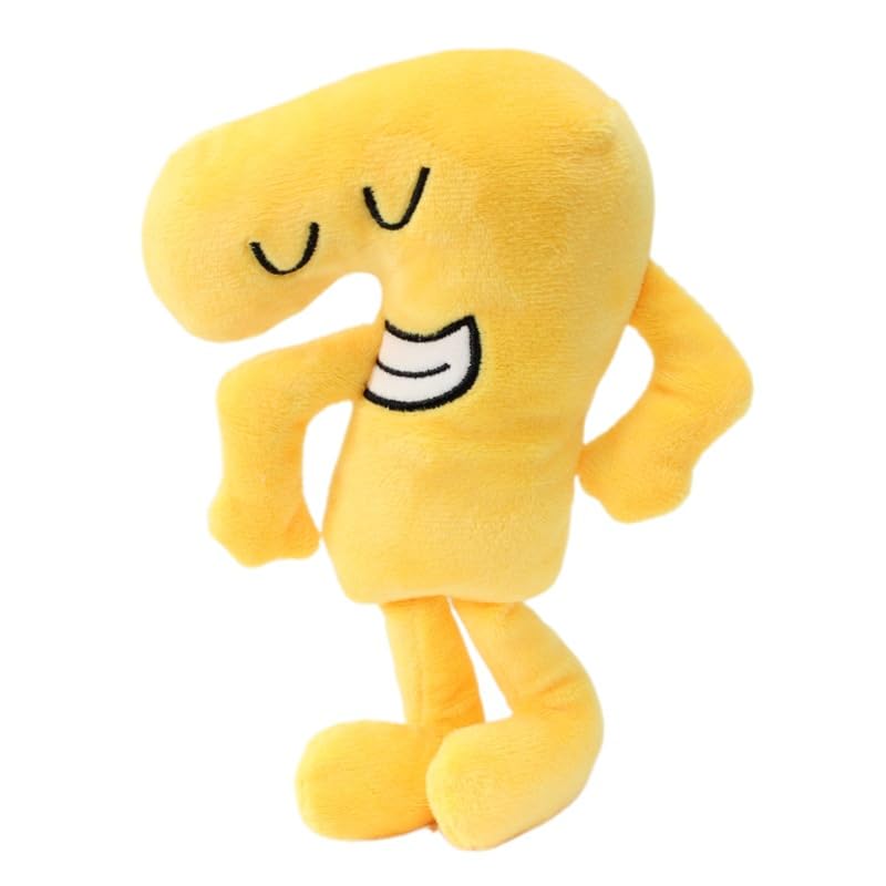 Jiumaocleu Anime Bfdi Soft Figure Dolls Evil Leaf/Green grass/Numbers/Cake/Stone Pillow Cartoon Character Stuffed Throw Cushion Home Decoration Ornaments Anime Merch 15cm-30cm