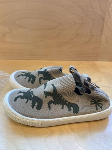 Image of JAN & JUL Slip-on Knit Shoes, Machine Washable and Lightweight Sneakers for Toddler Boys and Girls