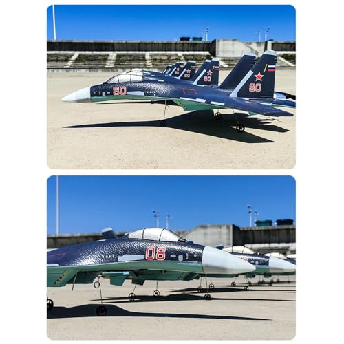 Image of BNFRemote Control Jet Airplane 6 Axis Fighter Jet for Boys Adults Birthday Gift 3 Batteries with Light|Toys & Hobbies | |1 RC Airplane Body