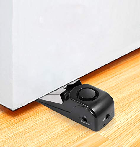 Towode Upgraded Door Stop Alarm 3-Pack, Door Stoppers Security Alarm With 120 Db - Great Gift For Traveling Hotel Home Apartment Door Stopper Security Tools #TOP7