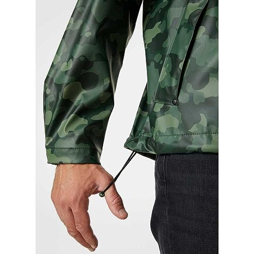 Image of Helly-Hansen mens Moss Hooded Waterproof Windproof Raincoat Jacket