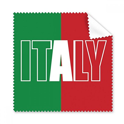 Cadeau tissu lunettes Italie lot de 5 essuie-écrans pour amateurs de voyage