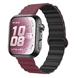 Compatibile con Huawei Watch FIT5 Pro/FIT5/Fit 4 Pro/Fit4/Fit3, cinturino magnetico in silicone per Huawei Watch Fit 3/4/5/4 Pro/5 Pro, cinturino sportivo di ricambio, Taglia unica, Silicone, Senza