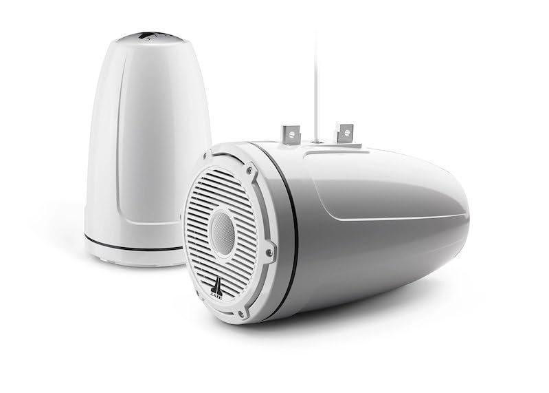 8.8in Tower Speakers with White Classic Grille by JL Audio