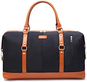 Weekend Bags for Women and Ladies Travel Bag Overnight Carry-on Shoulder Duffel Tote Bag With PU Leather Strap 1 Weekend Bags for Women and Ladies Travel Bag Overnight Carry-on Shoulder Duffel Tote Bag With PU Leather Strap