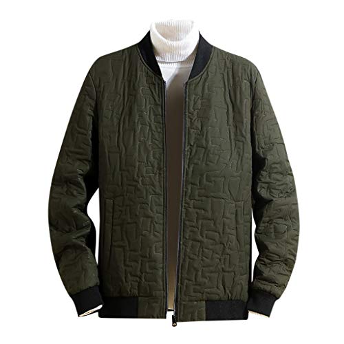 Preisvergleich Produktbild MAYOGO Winterjacke Herren Übergangsjacke College Jacke Dünne Jacke Noos Baseball Jacke Sweatjacke Winterjacke Männer Trainingsjacke Sportjacke Pilotenjacke Full-Zip
