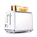 Toasters Toster Małe śniadanie ze stali nierdzewnej Retro Toster Wielofunkcyjny automatyczny toster na Bajgle Gofry Tosty Chleby