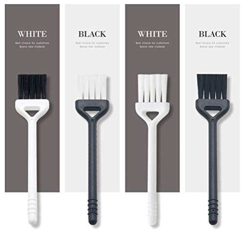 20Pcs Elektrische Rasierer Reinigung Pinsel Razor Set Mini Haar Pinsel Remover Trimmer Tastatur Pinsel Duster für Kamm Knoblauch Presse Schwarz Weiß - Image 3