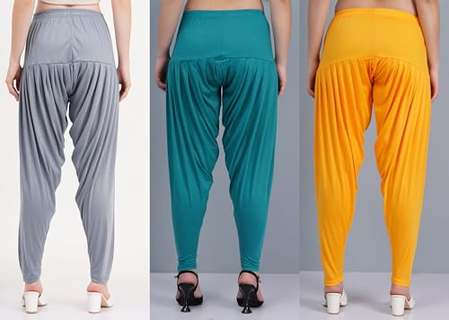 Image of Buy That Trendz Patiala Salwar for Women Relaxed Fit Viscose Patiyala Salwar Harem Bottom Pants