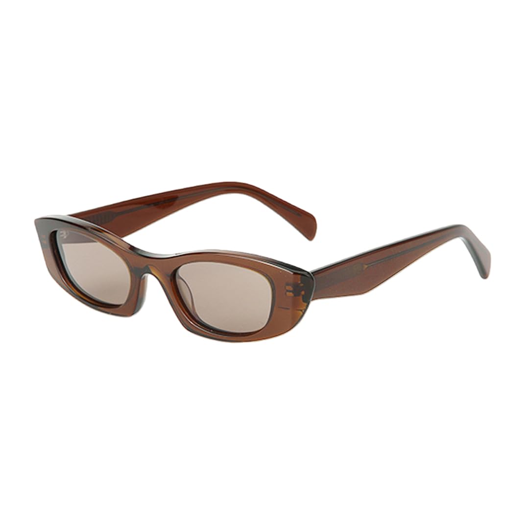 Occhiali da sole polarizzati a occhi di gatto in acetato, alla moda, per donna, uomo e donna, con protezione UV400.