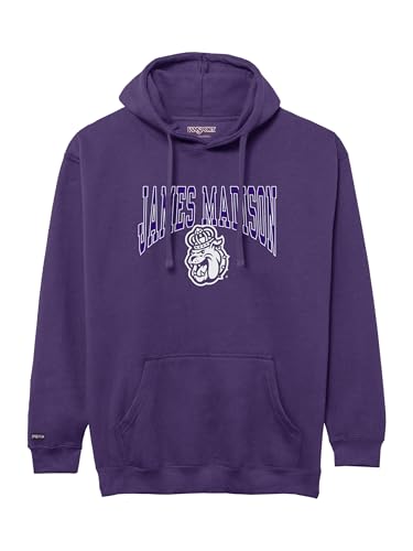 Image of JanSport NCAA Officially Licensed Rival Hoodie, Long Sleeve Unisex Sweatshirt, Cotton-Polyester Blend, Double-Layered Hood