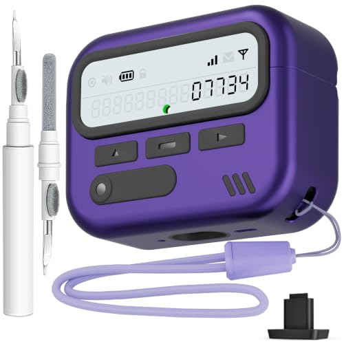 Image of for AirPods Pro 3 Case with Safty Lock,Retro Inspired Pager Style (Purple)