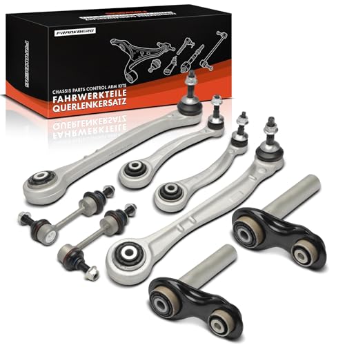Frankberg 8x Kit de Bras de Suspension Arrière En haut Compatible avec X5 E70 3.0 4.8i xDrive30d xDrive35i xDrive40d xDrive50i Barre d'Accouplement X6 E71 E72 30d 35d 35i Remplacer# 33326796001