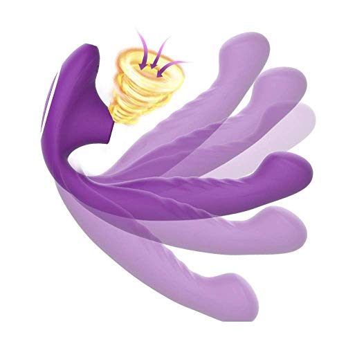 Vibrador Sucção Clitóris Estimulação Feminino Brinquedos Erótico (Roxo)