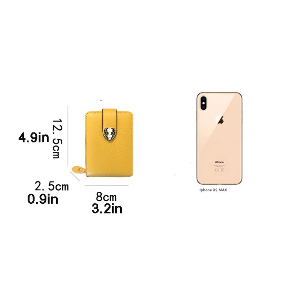 ESTELAR Etui na wizytówki dla mężczyzn, etui na wizytówki, organizer na karty, skórzany wygląd, przenośny uchwyt na wizytówki, portfel damski organizer na wizytówki, a