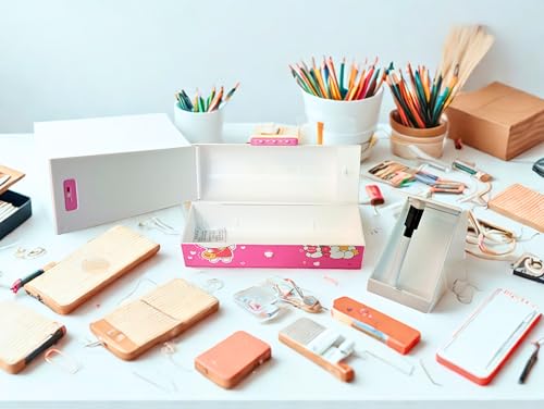 Image of Invite Cute Sweet Pencil Case Suitcase Style Password Lock Pencil Case, Multi-Layer Pencil Box for Kids, Boys, Girls, Stationary Organizer Box, Birthday Return Gift for Kids(Sweet Pink-SPB)