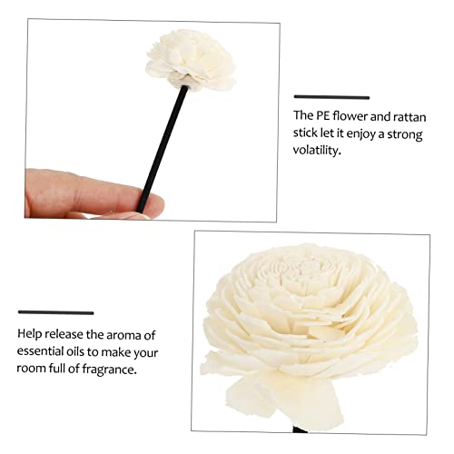 Healifty 2 piezas Palitos difusores de flores aromaterapia miniatura 5