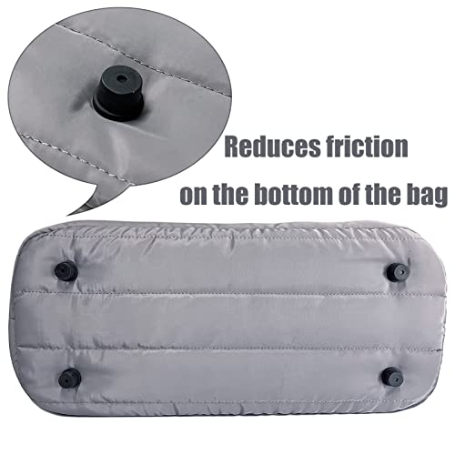LeerKing Hundetasche für kleine Hunde Ultraleicht Hundetragetasche Stabile Hundereisetasche für Welpen Katzen Kaninchen Grau-Fleece L