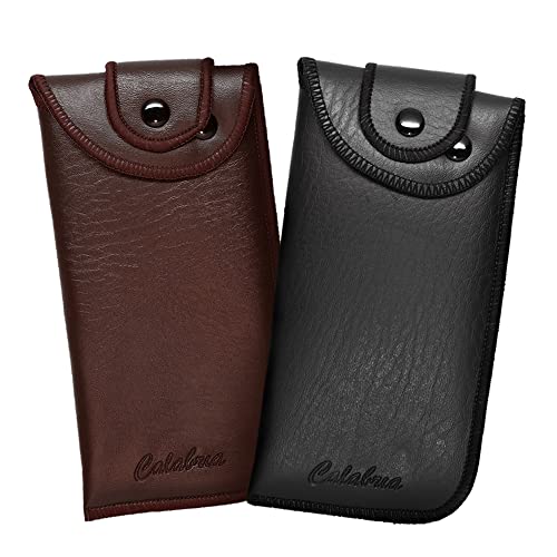 Étui à lunettes vertical Calabria étui ceinture pour lunettes de soleil et de vue