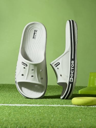 Image of Men's EVA Slide Slippers | Lightweight Comfort Bathroom & Casual Slides | Anti-Skid Soft Cushioned Slip-On Slippers for Indoor & Outdoor Use