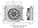 Derale 13960 Hyper-Cool Remote Transmission Cooler