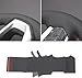Loncky Custom OEM Black Genuine Leather Steering Wheel Cover for Isuzu D-MAX 2021 2022 2023 2024 2025 2026/ Isuzu MU-X 2021-2026 Car Hand Stitched Interior Accessories