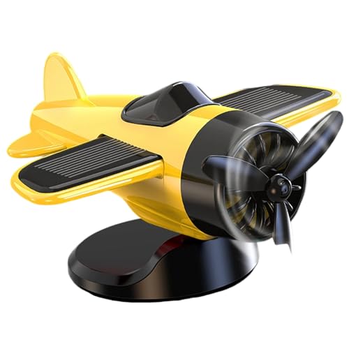 Ornamento de coche de energía solar, decoración de salpicadero de energía solar – Modelo giratorio giratorio decoración de coche para niños adultos apasionados