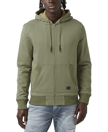 Buffalo David Bitton Men's Long Sleeve Sherpa Fleece Zip Up