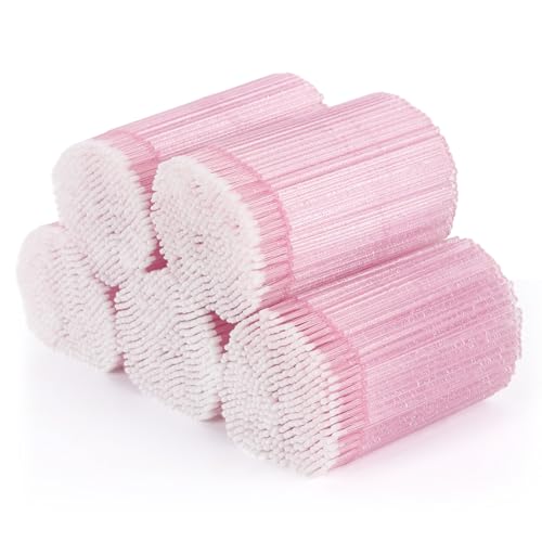 Micro-brosses applicatrices pour extensions de cils jetables afin d'éviter le gaspillage de colle