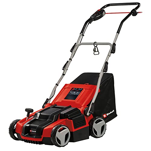 Einhell GE-SA 1435/1 - Scarificatore elettrico con manico regolabile, larghezza di lavoro 35 cm