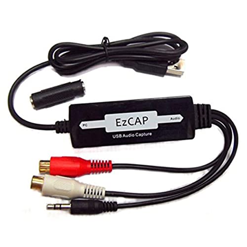 MUCKLILY Audio Acquisition Card for Turntable Cassette Tape Recording Mp3/ Conversion/Compatible