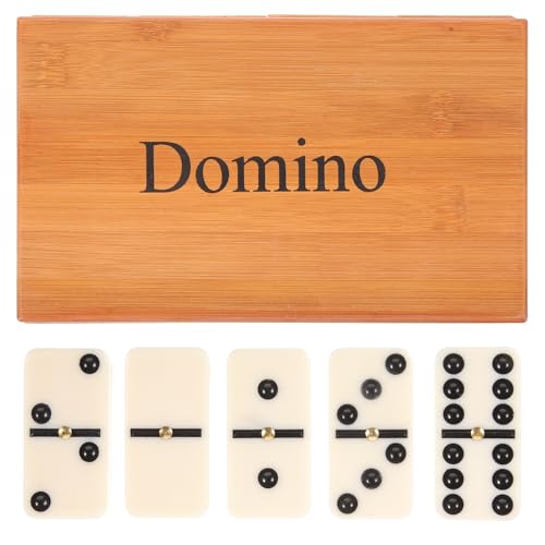 Jeu de dominos en bambou pour barbecue le weekend et extérieur