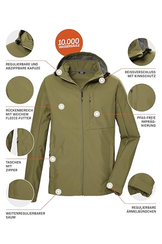 Killtec Kos 103 Mn Sftshll Jckt veste softshell homme capuche - 3