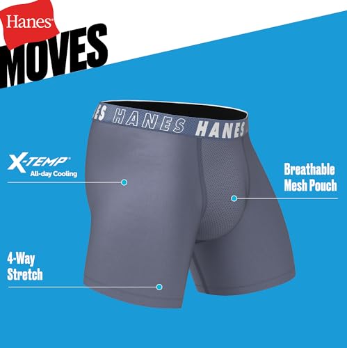 Hanes boys Performance Tween Boxer Briefs Underwear, Assorted Prints & Solids, 6-pack3