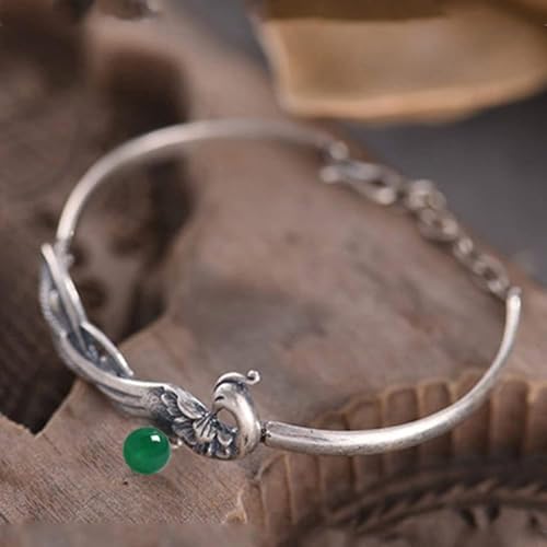 Bracelet Phoenix en argent sculpté main, le symbole d'un lien éternel - 4