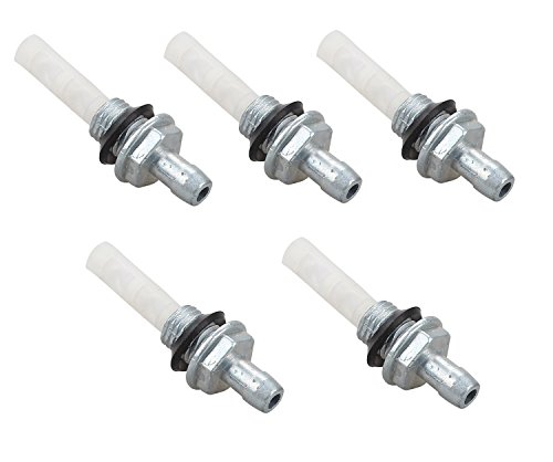OxoxO Fuel Tank Jonit Filter Metal for HONDA GX120 GX140 GX160 GX200 GX240 GX270 GX340 GX390 Engine (5 Pcs)