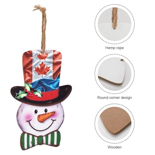 Décoration d'intérieur ou d'extérieur bois Noël rétro Canada