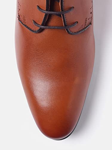Image of Gabicci Cameron Leather Lace-up Formal Shoes for Men|1202|