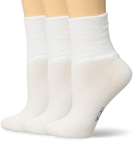 Keds Women's Solid Lightweight Turn Cuff Crew 3 Pair Pack