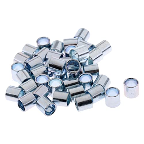 SM SunniMix 40 Pack Skateboard Bearing Spacers for Bearings Performance, Trucks Repair Rebuilding Kit and Wheels Moving