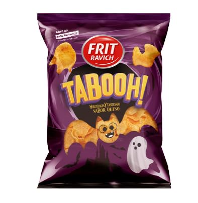 TABOOH! Käse – Gewellte Kartoffelchips mit Käse-Würze, Portionsbeutel für Events – Großpackung 40 × 32g